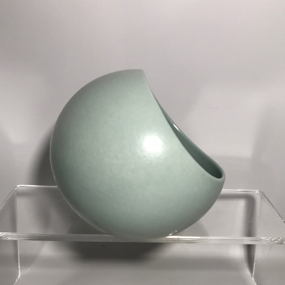 Year & Day Salt Cellar in Palm Color (Light Sage) Ceramic Semi Matte Finish